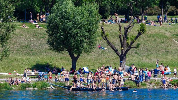 Halbreif für die Insel