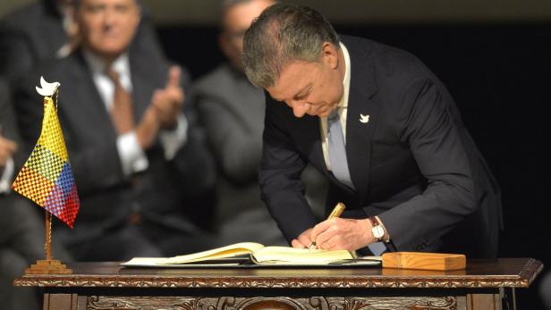 Neues Friedensabkommen für Kolumbien unterzeichnet