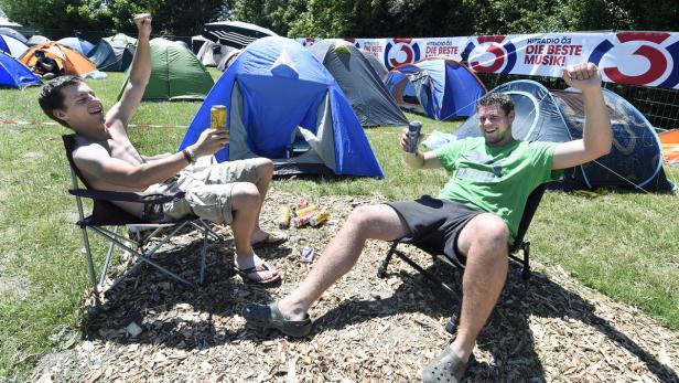 Beim Rockfestival hört halb Wien mit