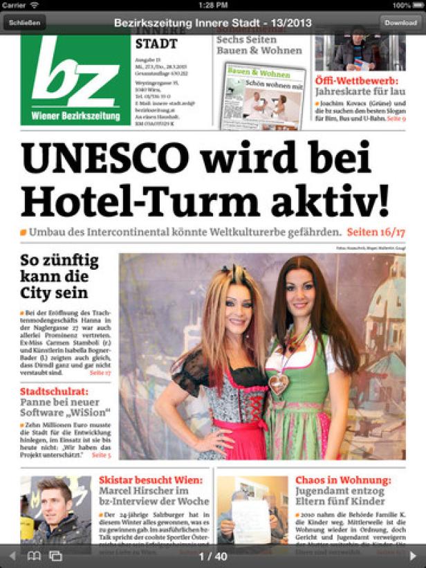 Ex-Miss Carmen Stamboli und Künstlerin Isabella Bogner-Bader im Dirndl.