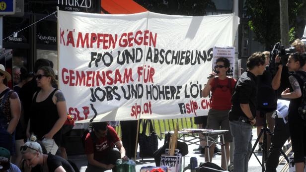 Sechs Verletzte bei Demo der Identitären