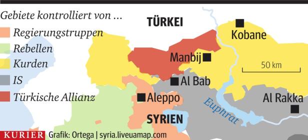 Vor Konfrontation zwischen türkischer und syrischer Armee