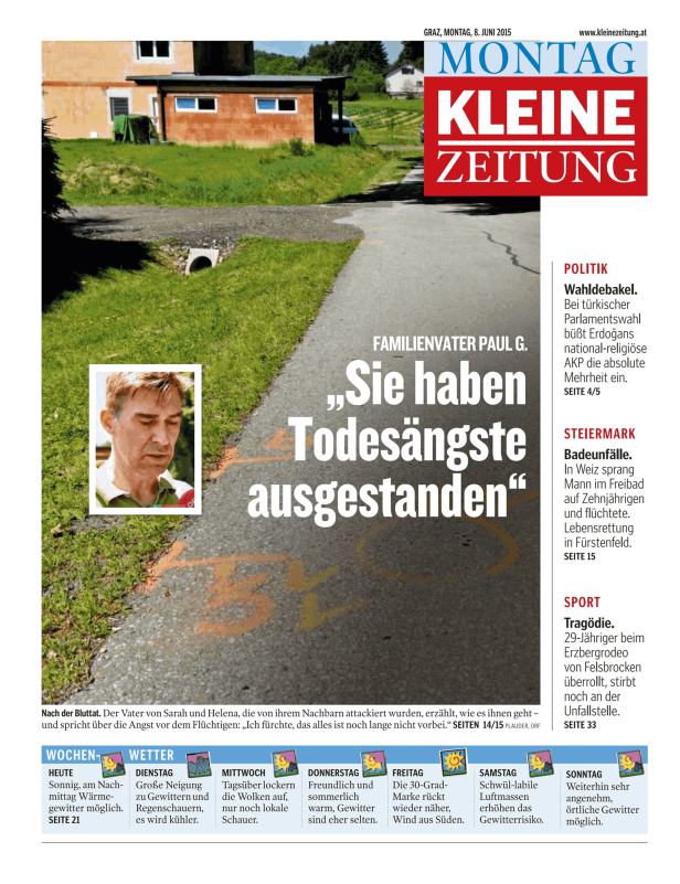 Titelseiten vom 08.06.2015