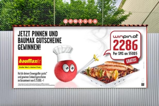 WINPIN - Auflösungskampagne - bauMax - Plakat - Gewista