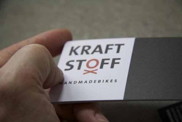 Kraftstoff Handmadebikes-Logo von Andreas Haselwanter. (c: haselwanter.cc)