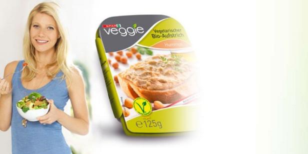 Gwyneth Paltrow outete sich vor Längerem für Spar als Veggie. (c: spar/wirz)