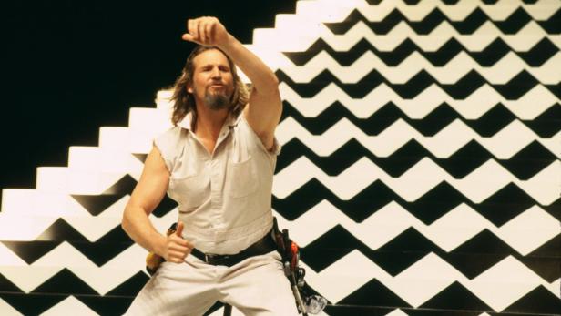 Jeff Bridges in seiner Rolle als „The Dude“ in einer Szene aus dem Film „The Big Lebowski“.