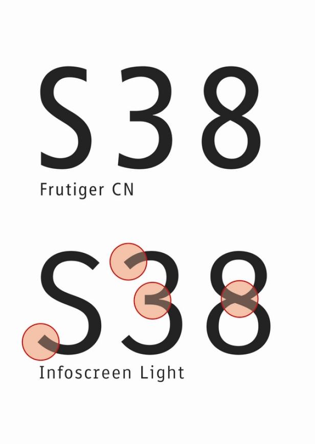 Infoscreen gibt sich Infoscreen-Schrift