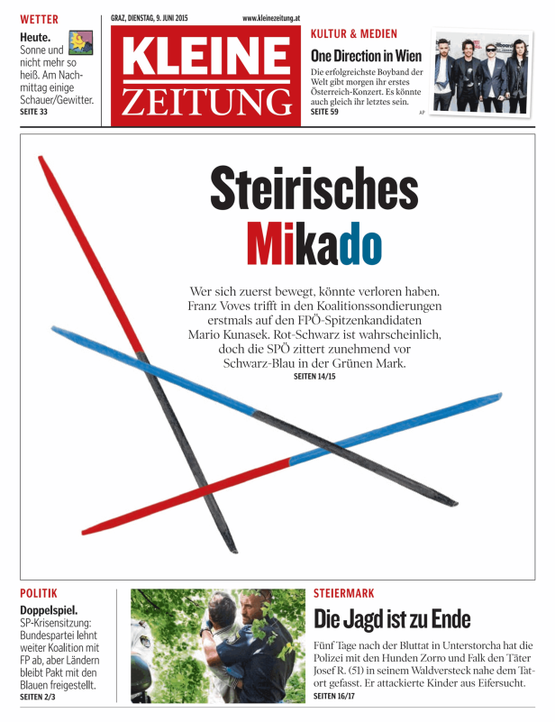 Titelseiten vom 09.06.2015