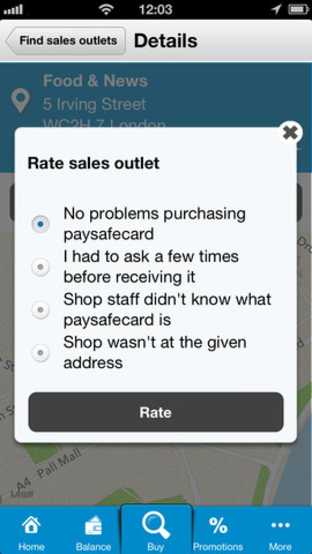 paysafecard relauncht Service-App