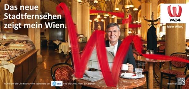 W24 macht das Wien Prominenter plakativ sichtbar