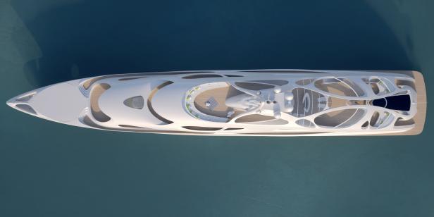 Die Superyacht der Zaha Hadid