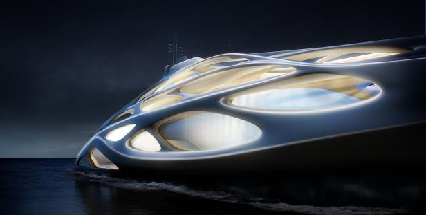 Die Superyacht der Zaha Hadid