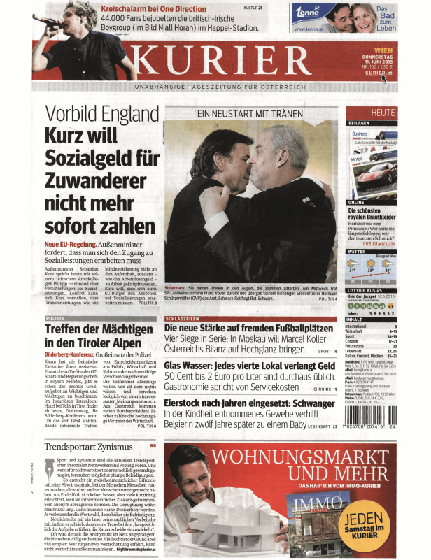 Titelseiten vom 11.06.2015