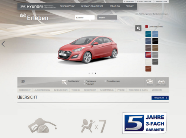 Hyundai renoviert sein virtuelles Autohaus
