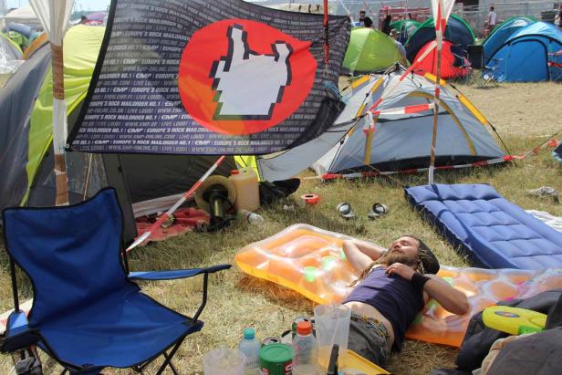 Nova Rock 2015: Campingplatz Olé