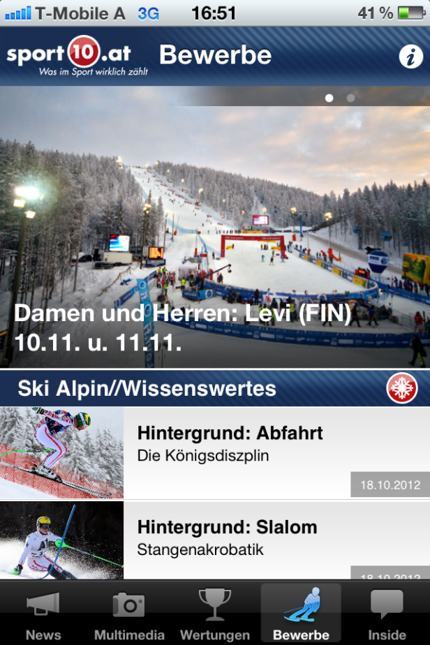 Tailored Apps relauncht Sport10.at-App