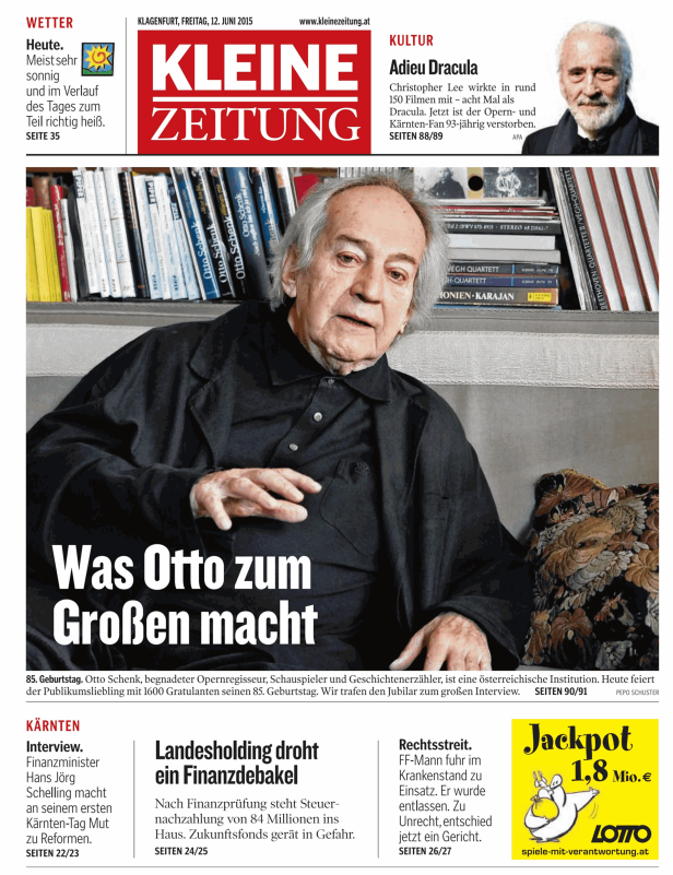 Titelseiten vom 12.06.2015