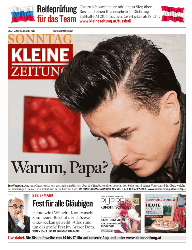 Titelseiten vom 14.06.2015