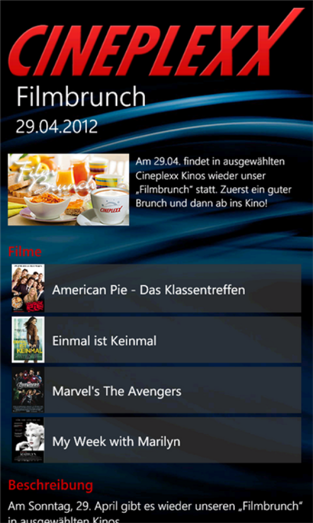 Cineplexx ergänzt App-Portfolio