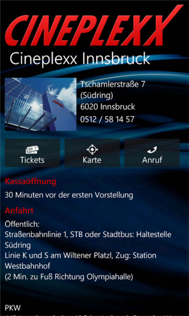 Cineplexx ergänzt App-Portfolio