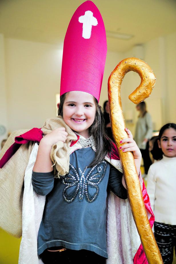 Nikolo im Kindergarten: Und es gibt ihn doch