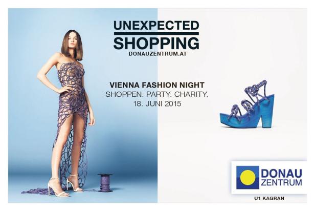 Vienna Fashion Night - Donau Zentrum - Fuel Austria - Sujet Pamela Anderson shoppt im Donau Zentrum