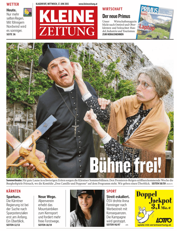 Titelseiten vom 17.06.2015