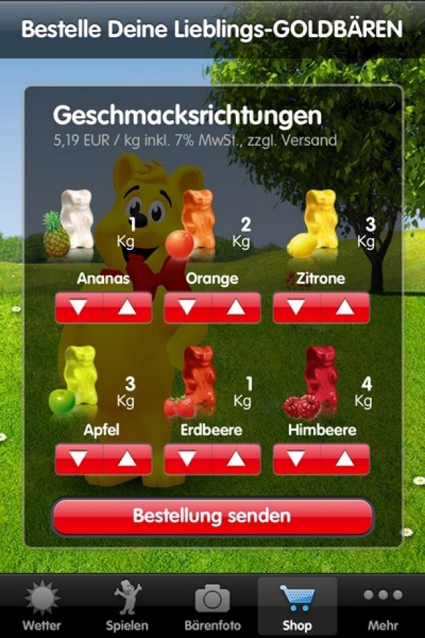Haribo Goldbären - App - iPhone - exozet interact