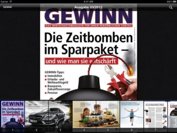 Gewinn für das iPad