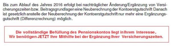 Pensionskonto: Die Garantie für Gutschriften läuft noch heuer ab