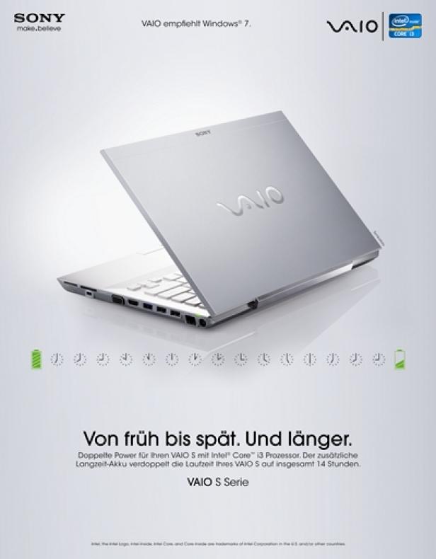 Sony Österreich - Werbekampagne VAIO S-Serie - PKP BBDO - OMD