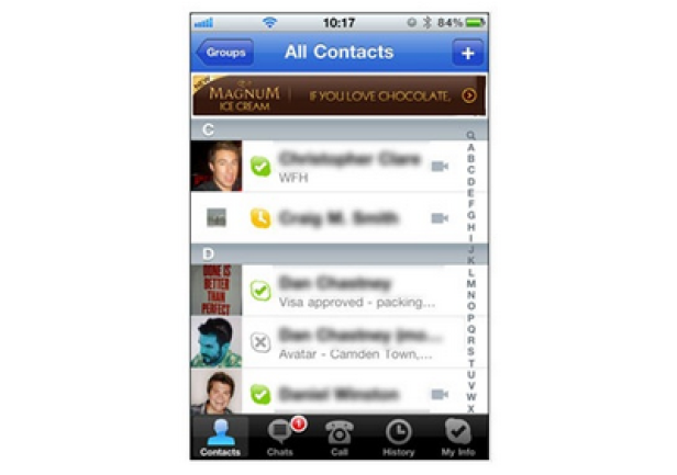 Skype Mobile - Werbeformat - Werbeinventar-Vermarktung - Microsoft Advertising