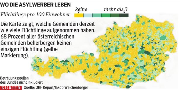 Kanzler-Plan: Max. 500 Flüchtlinge pro Bezirk