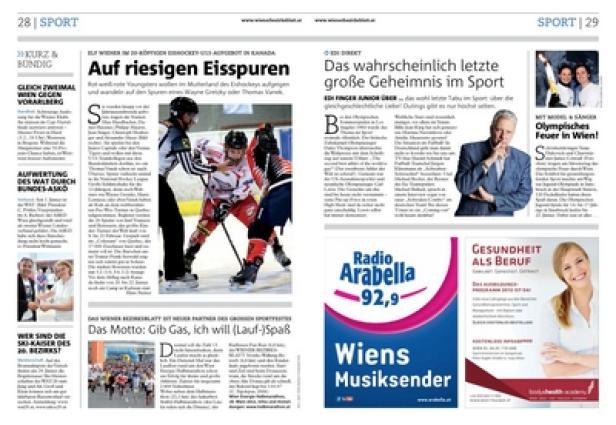 Wiener Bezirksblatt - Edition 2012 - Relaunch - echo medienhaus