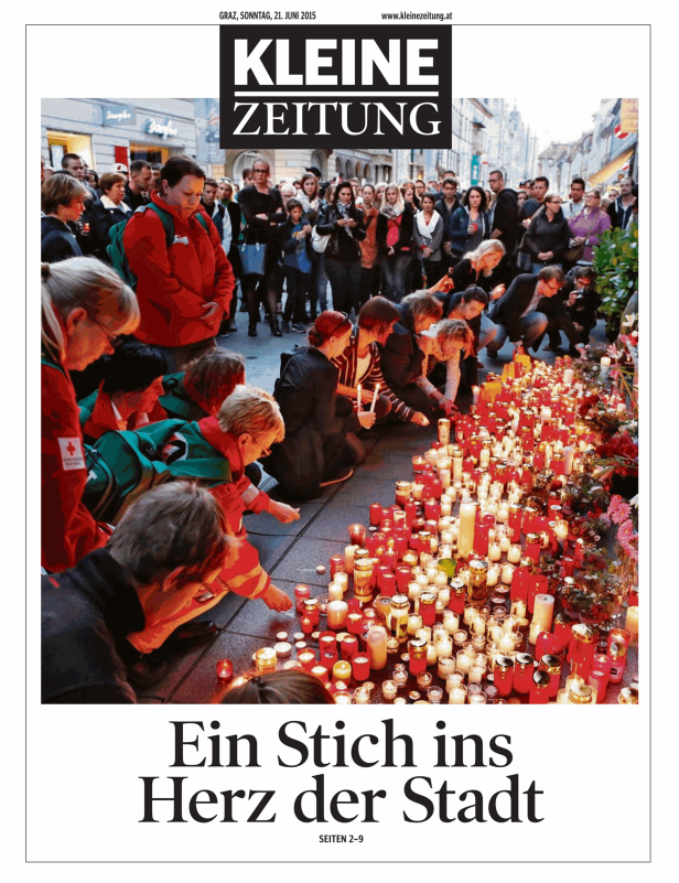 Titelseiten vom 21.06.2015
