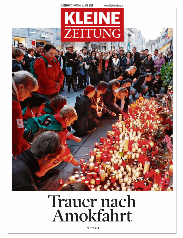 Titelseiten vom 21.06.2015