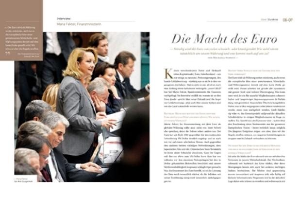 Maria Fekter, ehemalige Finanzministerin Österreichs, bei einer Rede vor Publikum.