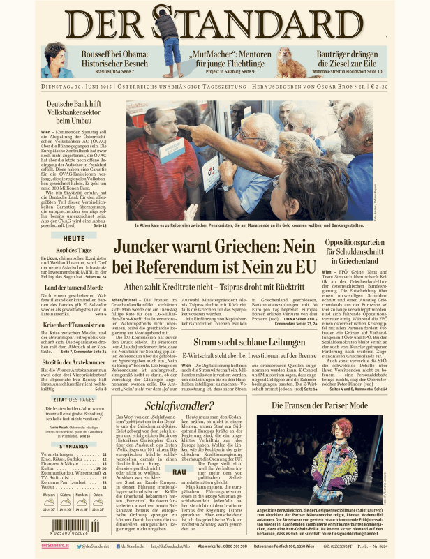 Eine Menschenmenge in Athen drängt sich vor einer Bank, um an ihr Geld zu gelangen.