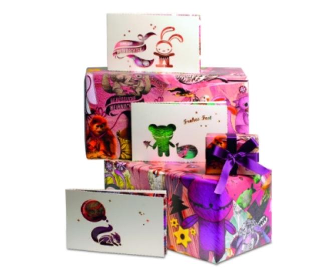 Huber & Lernern - Weihnachtskollektion - dasuno dasuno wickelt Huber & Lerner ein