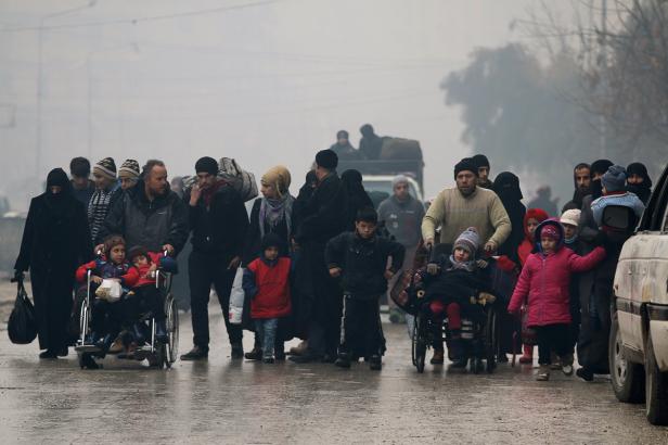 Evakuierung Aleppos kommt kaum voran