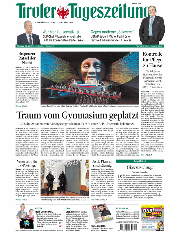 Eine Aufführung von Puccinis „Turandot“ auf der Bregenzer Seebühne.