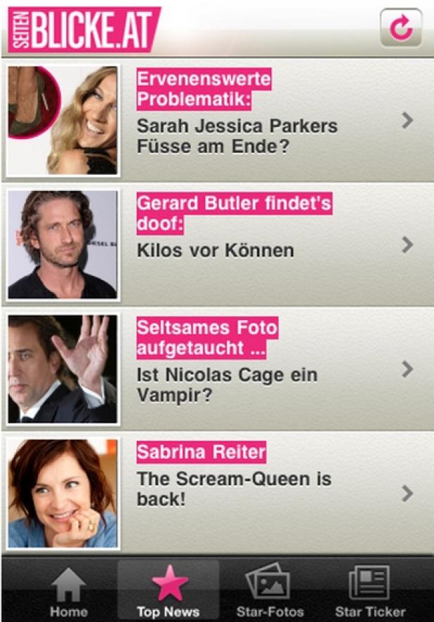 Seitenblicke.at - iPhone- iPodTouch-Version - Red Bull Media House