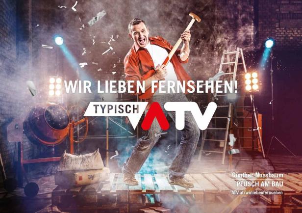 ATV wirbt für sich und die Gattung Fernsehen