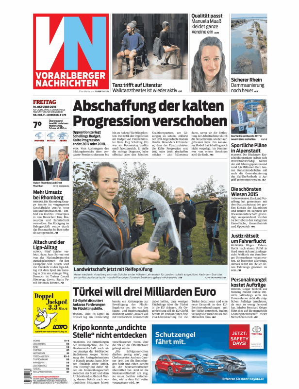 Schüler in Vorarlberg lernen Landwirtschaft mit Reifeprüfung.