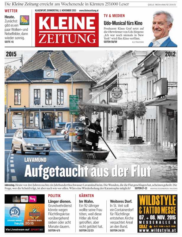 Titelseiten vom 05.11.2015