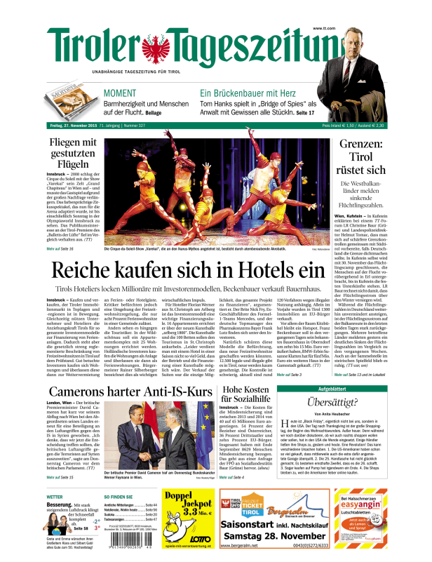 Akrobaten des Cirque du Soleil führen die Show „Varekai“ auf.