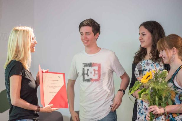Preisverleihung der Jury junger LeserInnen" 2016
