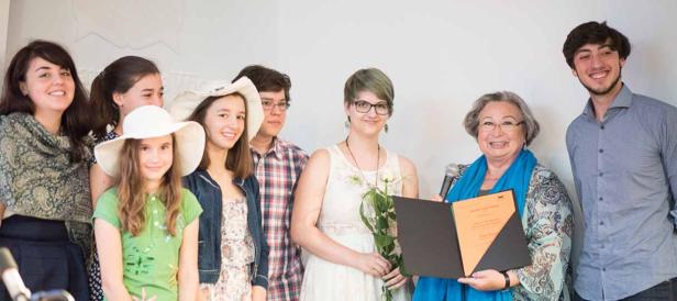 Preisverleihung der Jury junger LeserInnen" 2016
