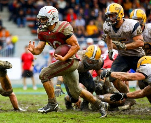 American Football mit Hallamasch